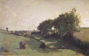 Jean Baptiste Camille  Corot Le vallon (mk11) France oil painting artist